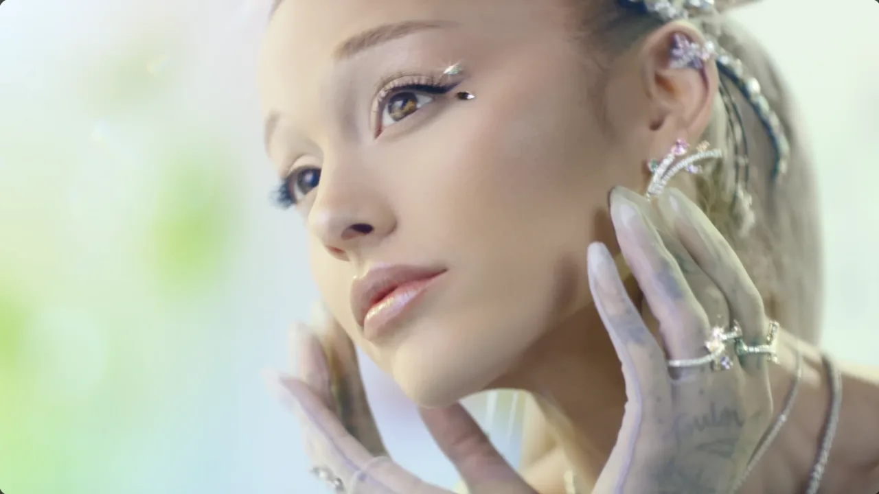 Swarovski x Ariana Grande Global Capsule Collection campaign